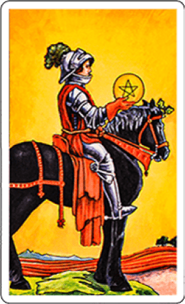 knight of pentacles image