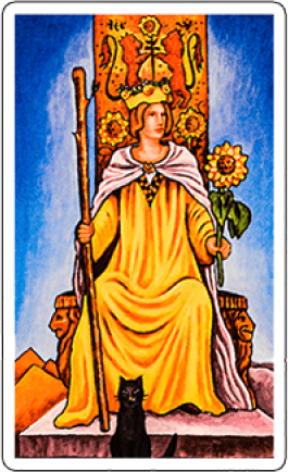 queen of wands image