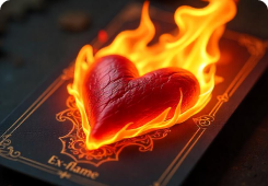 ex flame tarot reading image