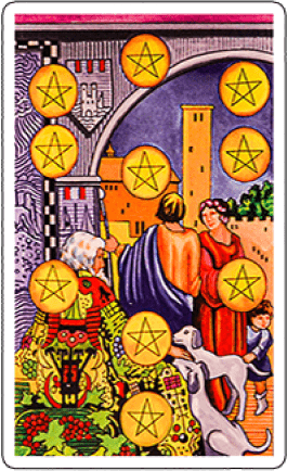 ten of pentacles image